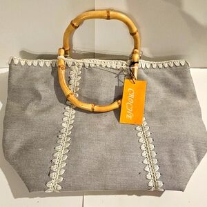 Gray Handbag